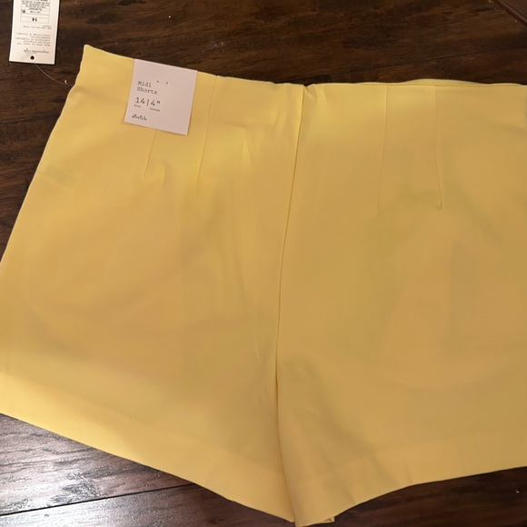 A New Day Yellow Shorts - Picture 2 of 2